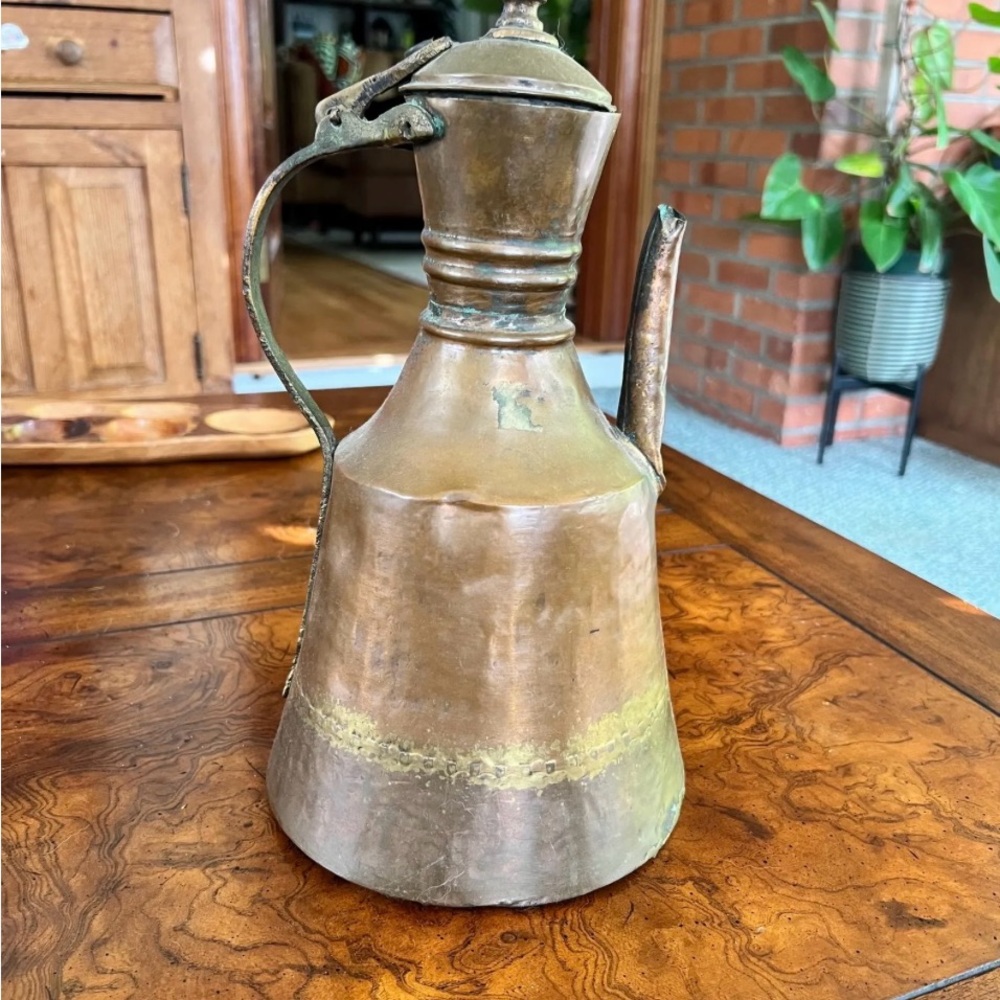 Vintage Brass Pitcher